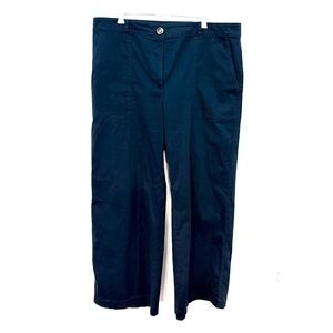 Ann Taylor Weekend Collection Midnight Blue Wide Leg Pant